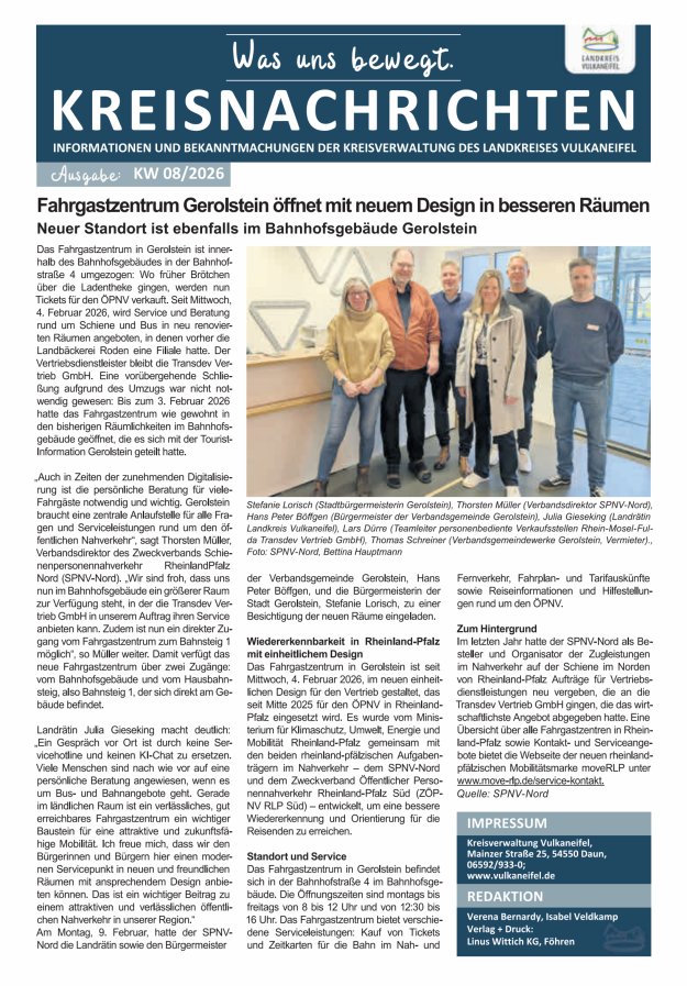 Kreisnachrichten Titelblatt 07/2026