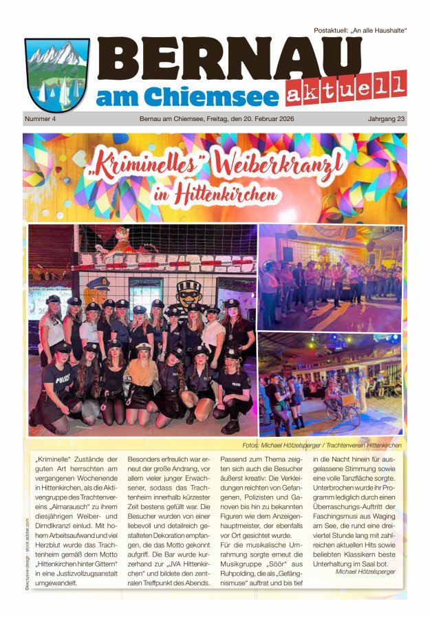 Bernau Aktuell Titelblatt 04/2026