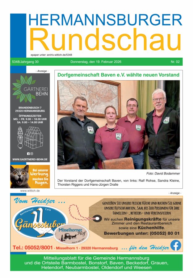 Hermannsburger Rundschau Titelblatt 02/2026