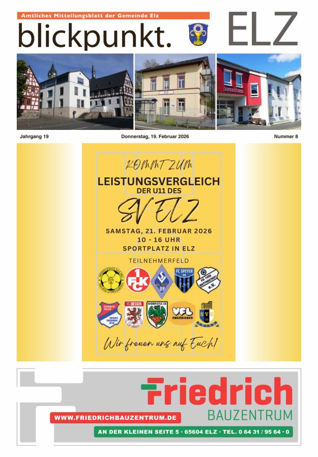 Blickpunkt Elz Titelblatt 08/2026