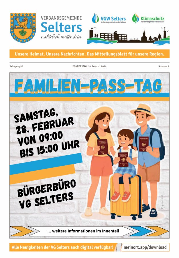 Unsere Verbandsgemeinde Selters Ww Titelblatt 08/2026