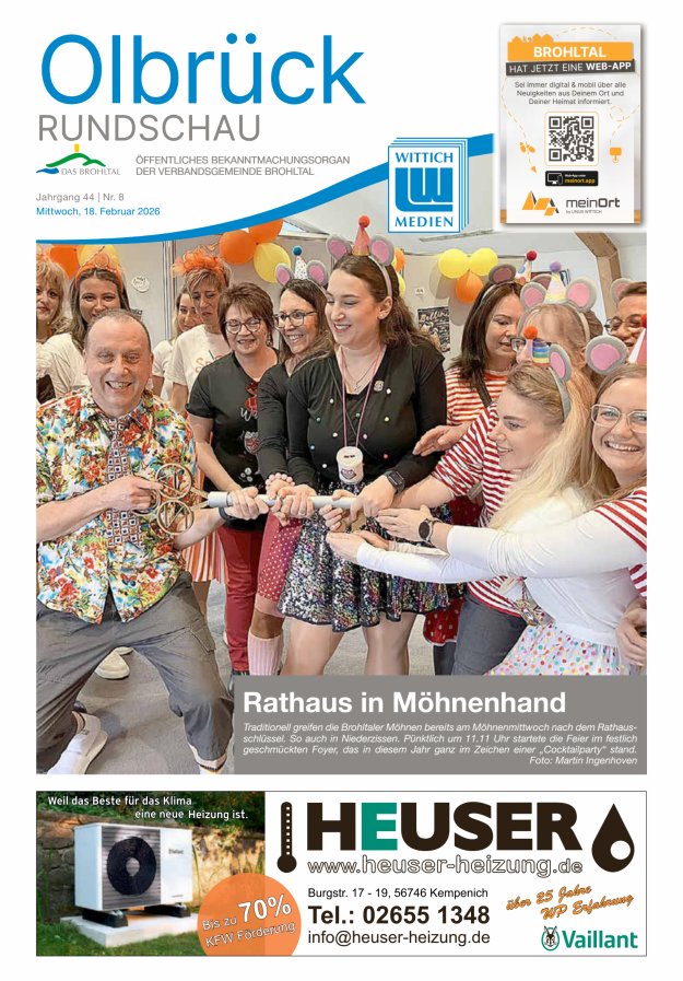 Olbrück Rundschau Titelblatt 08/2026