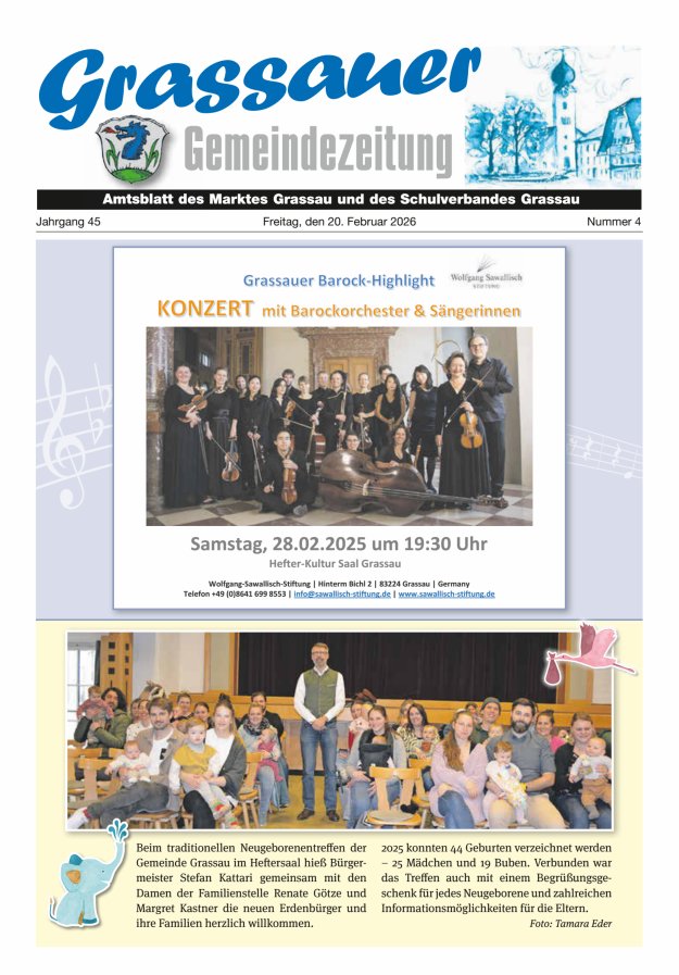 Grassauer Gemeindezeitung Titelblatt 04/2026