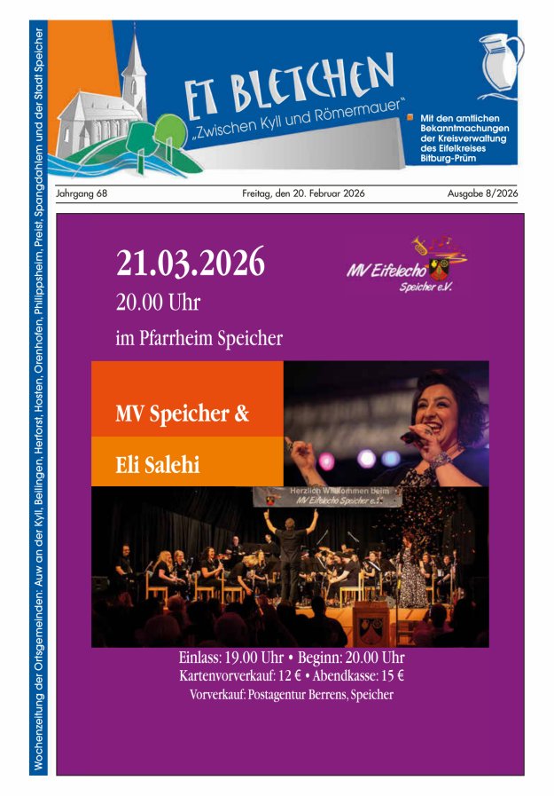 Et Bletchen VG Speicher Titelblatt 08/2026