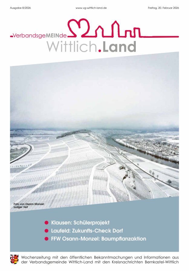 Mein Wittlich.Land Titelblatt 08/2026