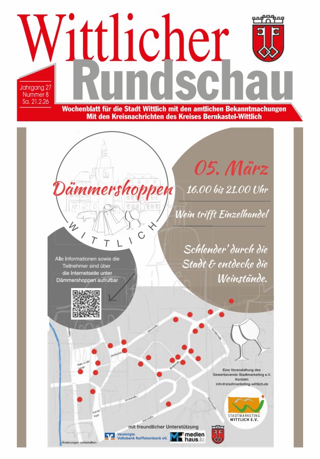 Wittlicher Rundschau Titelblatt 08/2026