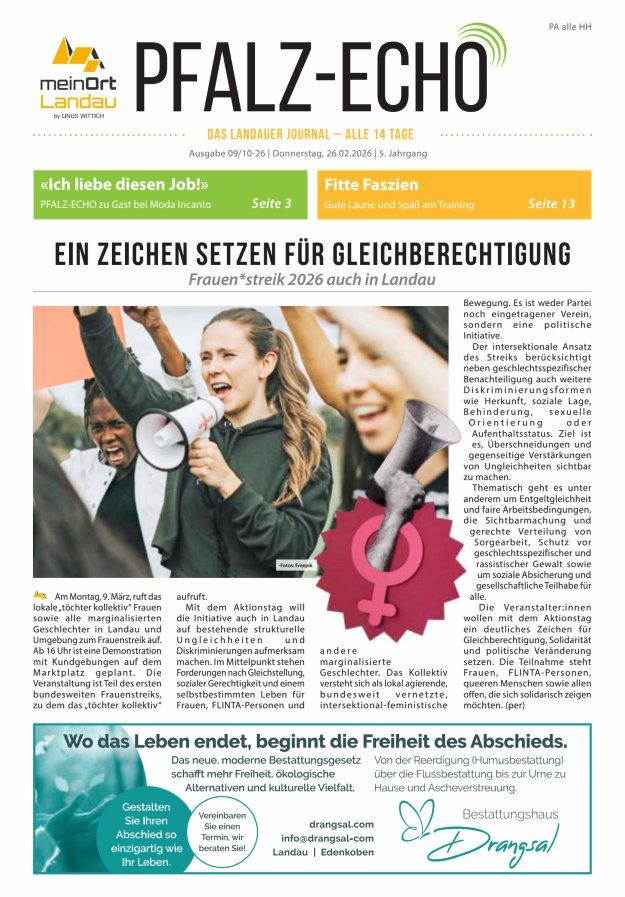 Pfalz-Echo Titelblatt 06/2026