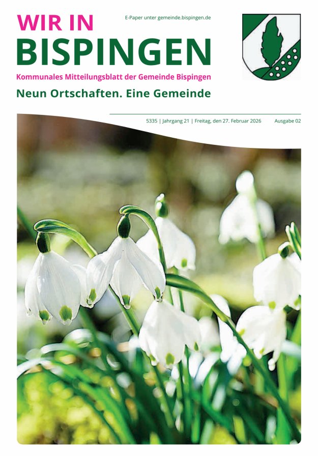 Wir in Bispingen Titelblatt 02/2026