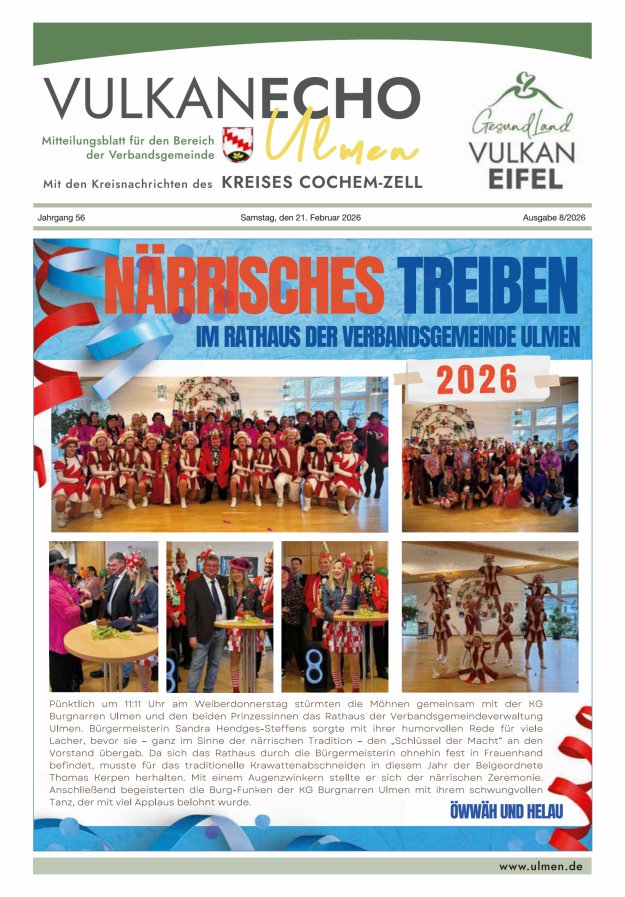 Vulkan Echo VG Ulmen Titelblatt 08/2026