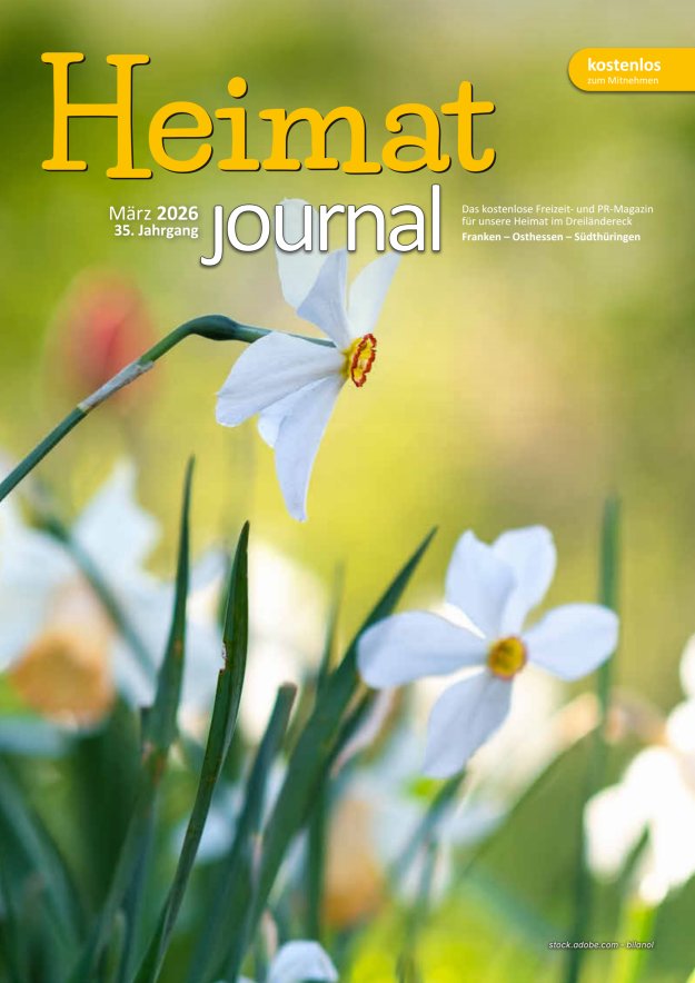 "Heimatjournal" im Dreiländereck Franken-Osthessen-Südthüringen Titelblatt 02/2026
