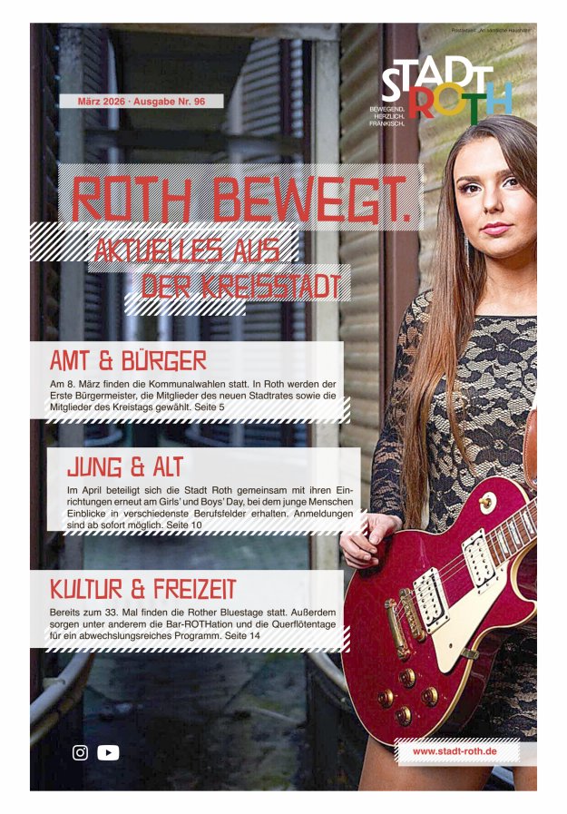 Roth bewegt. Titelblatt 96/2026