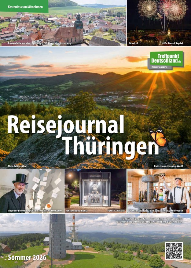 Reisejournal Thüringen Titelblatt 13/2026