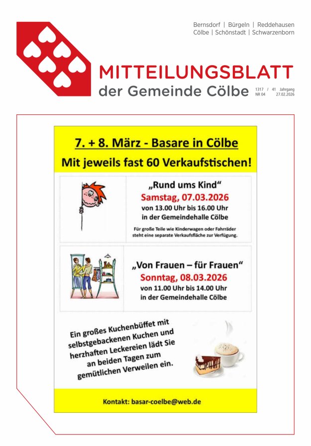 Cölbe Titelblatt 04/2026