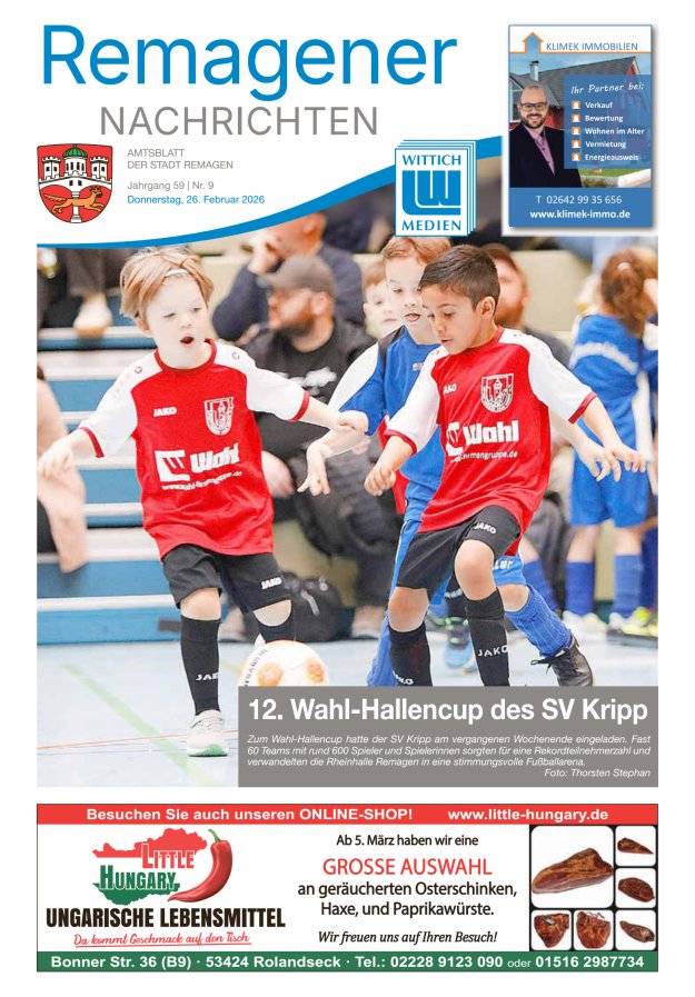 Remagener Nachrichten Titelblatt 09/2026