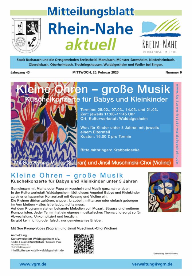 Rhein-Nahe aktuell Titelblatt 09/2026