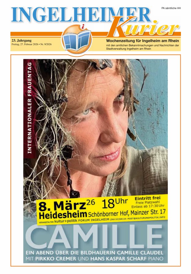 Ingelheimer Kurier Titelblatt 09/2026