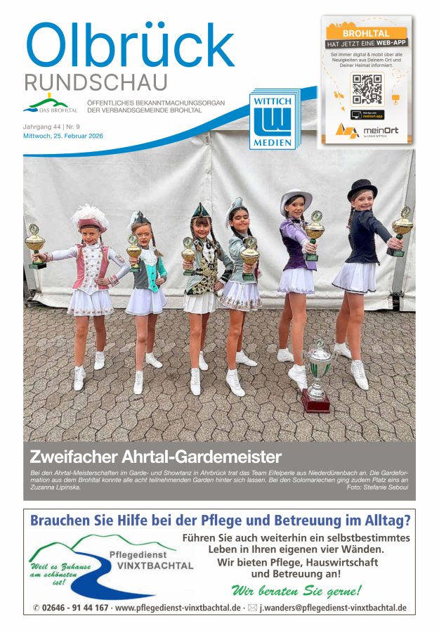 Olbrück Rundschau Titelblatt 09/2026