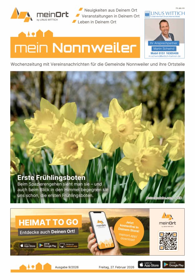 mein Nonnweiler Titelblatt 09/2026