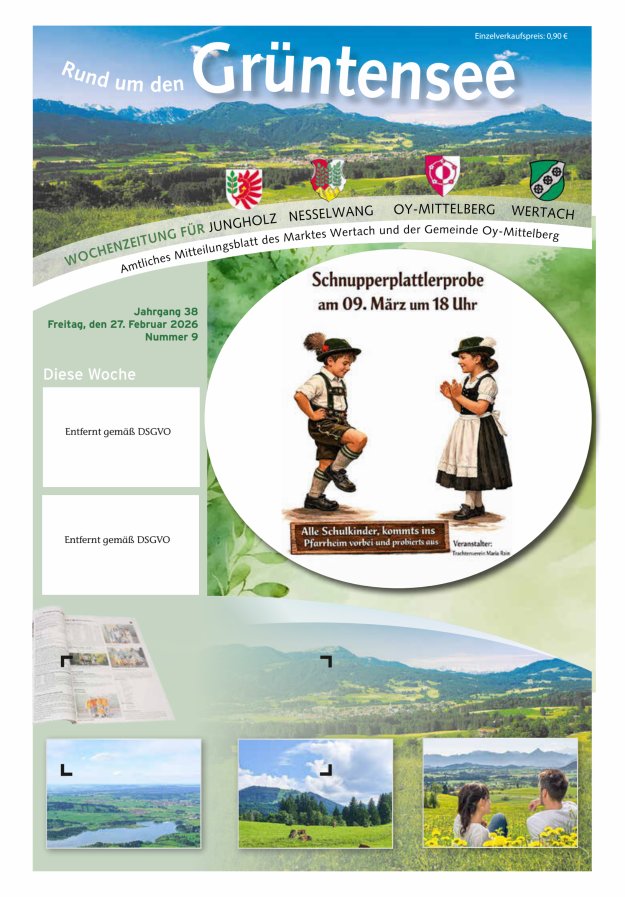 Rund um den Grüntensee Titelblatt 09/2026