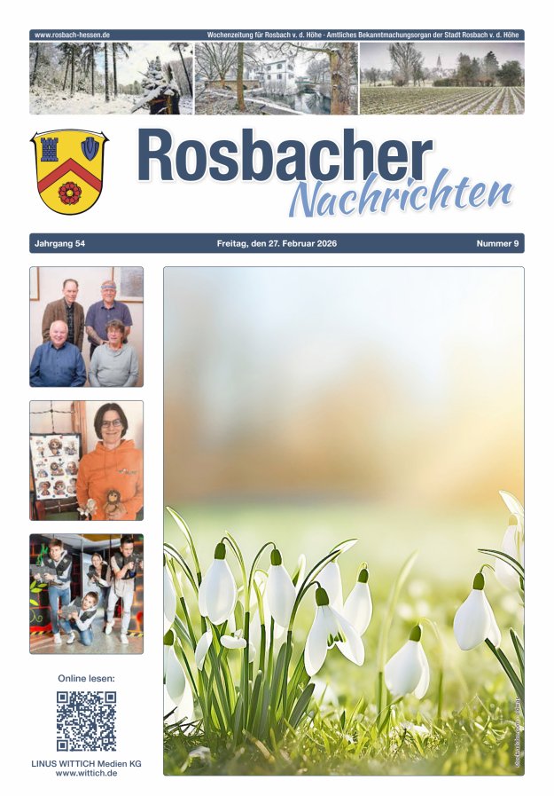Rosbacher Nachrichten Titelblatt 09/2026