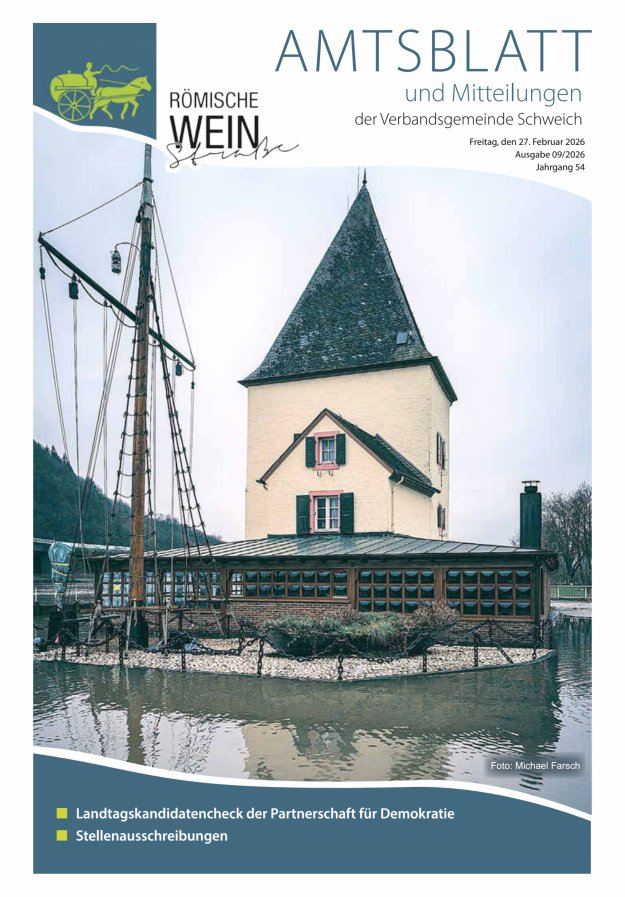 Amtsblatt VG Schweich Titelblatt 09/2026