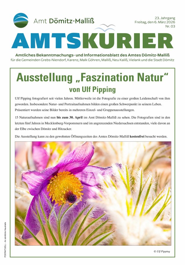 Amts-Kurier Titelblatt 03/2026