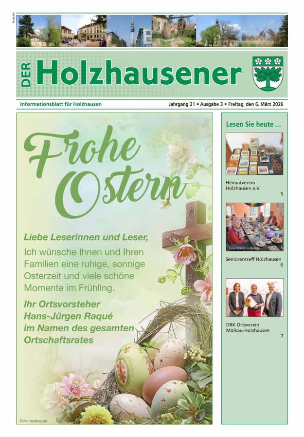Der Holzhausener - Informationsblatt Titelblatt 03/2026
