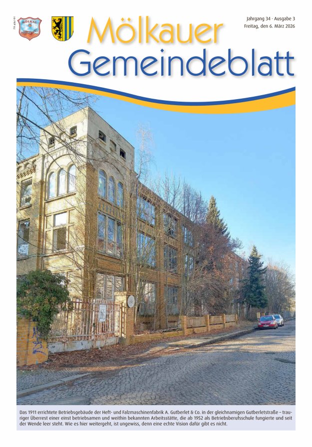 Mölkauer Gemeindeblatt Titelblatt 03/2026
