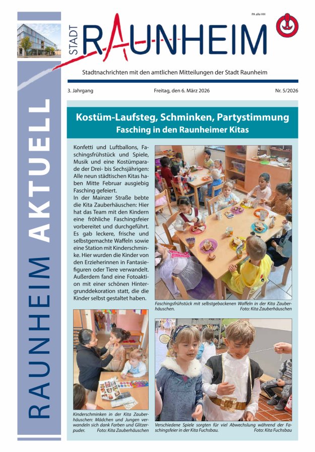 Raunheim aktuell Titelblatt 05/2026