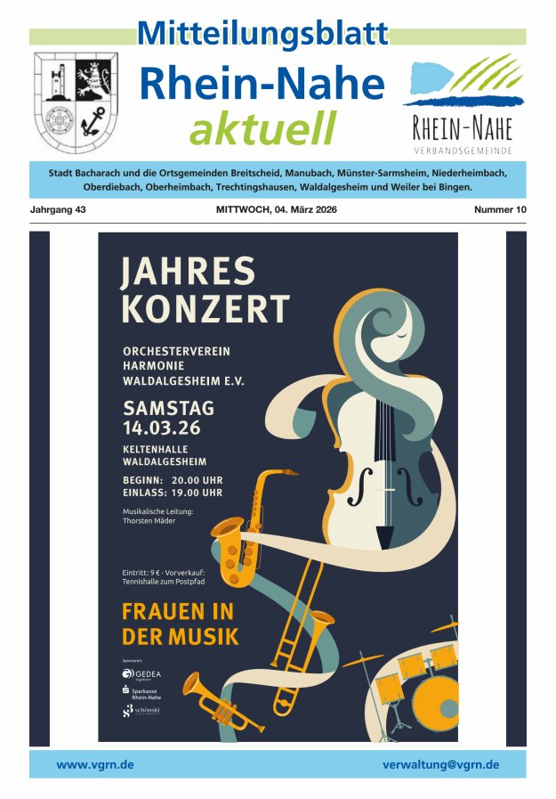 Rhein-Nahe aktuell Titelblatt 10/2026