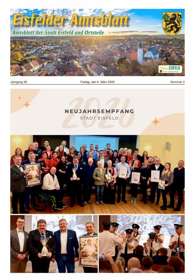Eisfelder Amtsblatt Titelblatt 03/2026