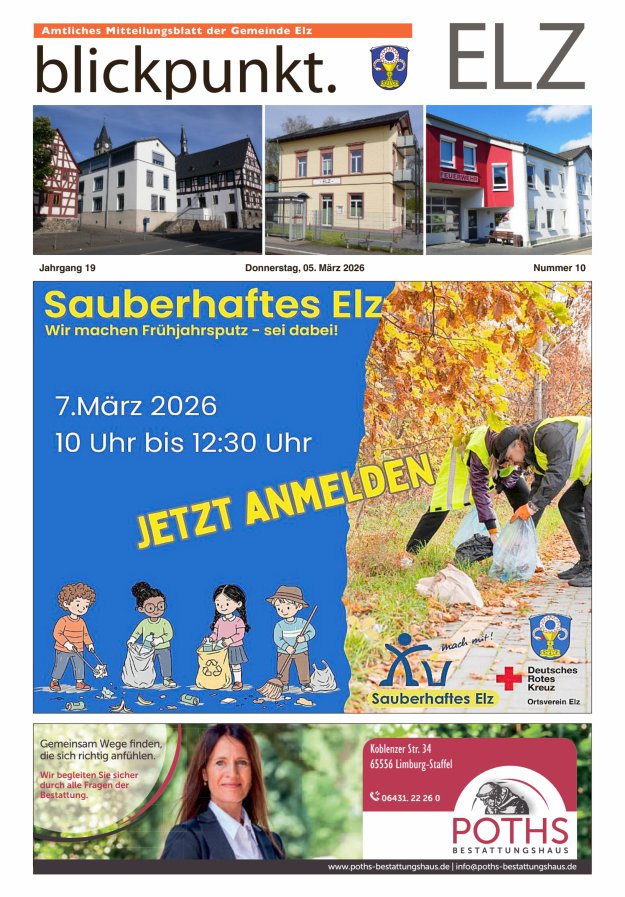 Blickpunkt Elz Titelblatt 10/2026