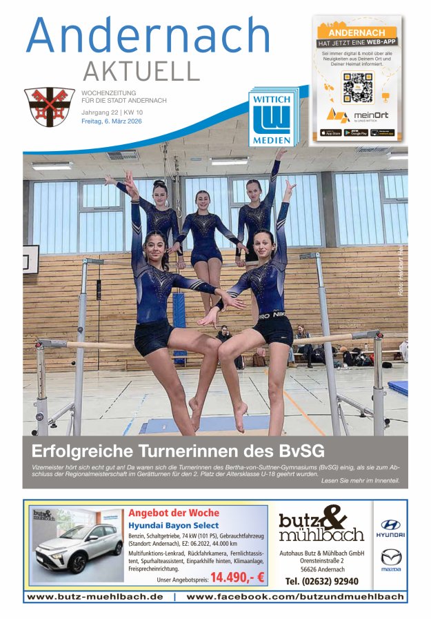 Andernach aktuell Titelblatt 10/2026