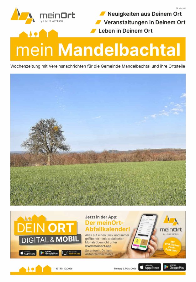 mein Mandelbachtal Titelblatt 10/2026