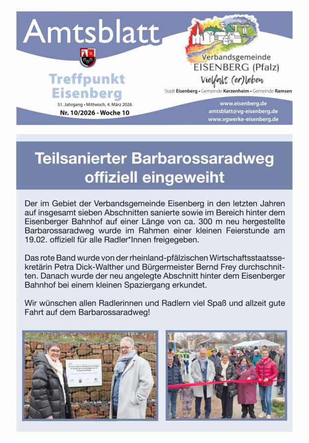 Treffpunkt Eisenberg Titelblatt 10/2026