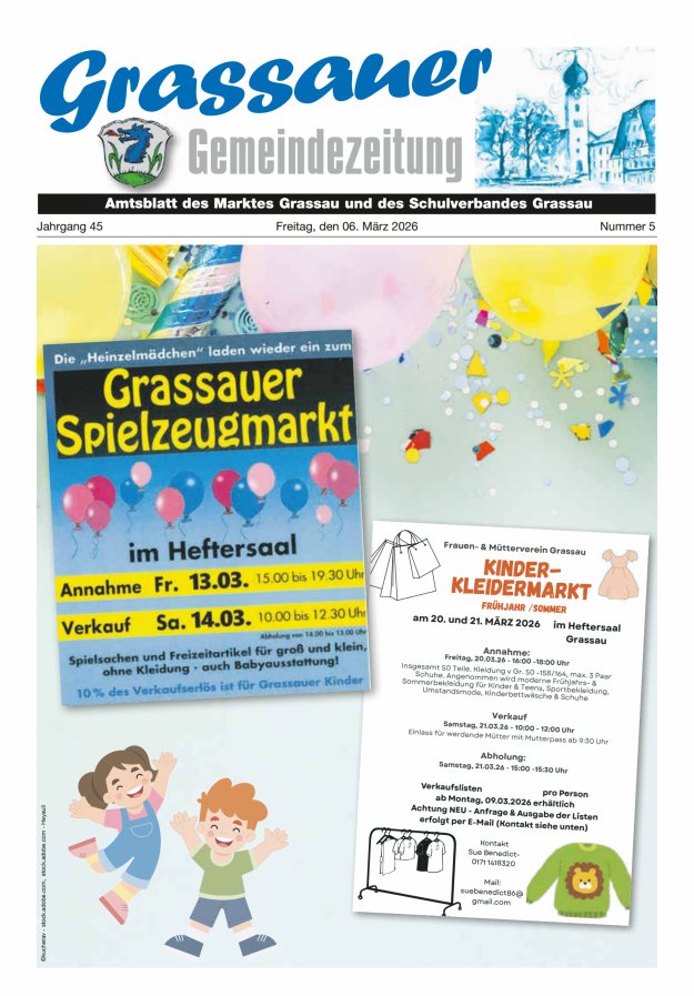 Grassauer Gemeindezeitung Titelblatt 05/2026