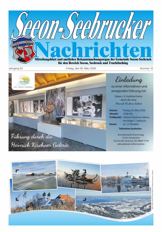 Seeon-Seebrucker Nachrichten Titelblatt 10/2026