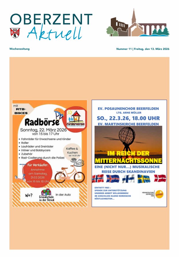 Oberzent aktuell Titelblatt 11/2026