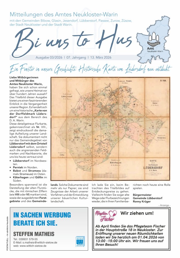 Bi uns to Hus Titelblatt 03/2026