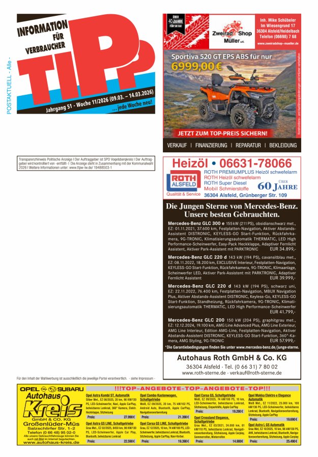 Tipp Vogelsberg Titelblatt 11/2026