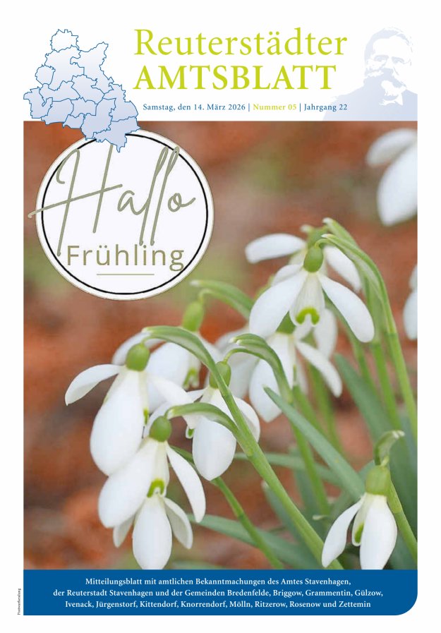 Reuterstädter Amtsblatt Titelblatt 05/2026