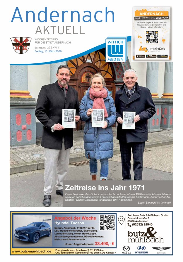 Andernach aktuell Titelblatt 11/2026