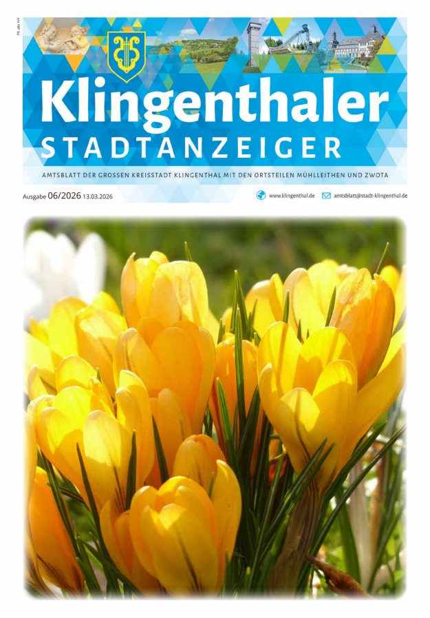 Klingenthaler Stadtanzeiger  Titelblatt 06/2026