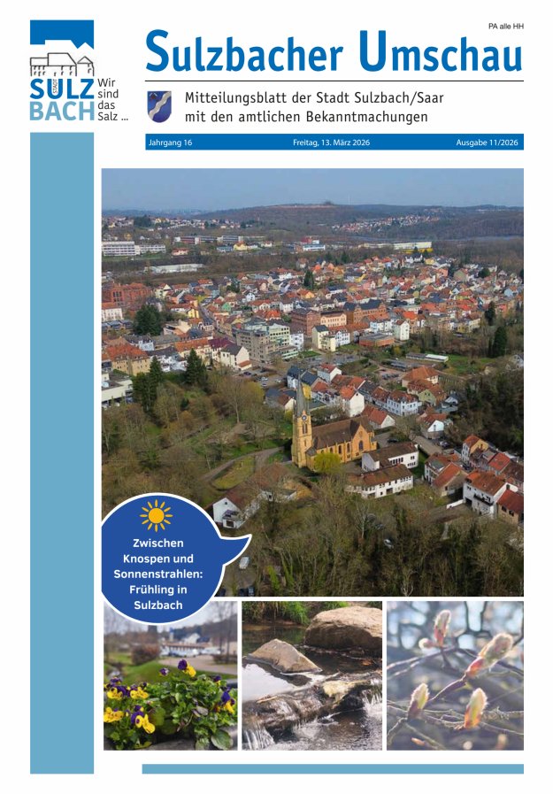 Sulzbacher Umschau Titelblatt 11/2026