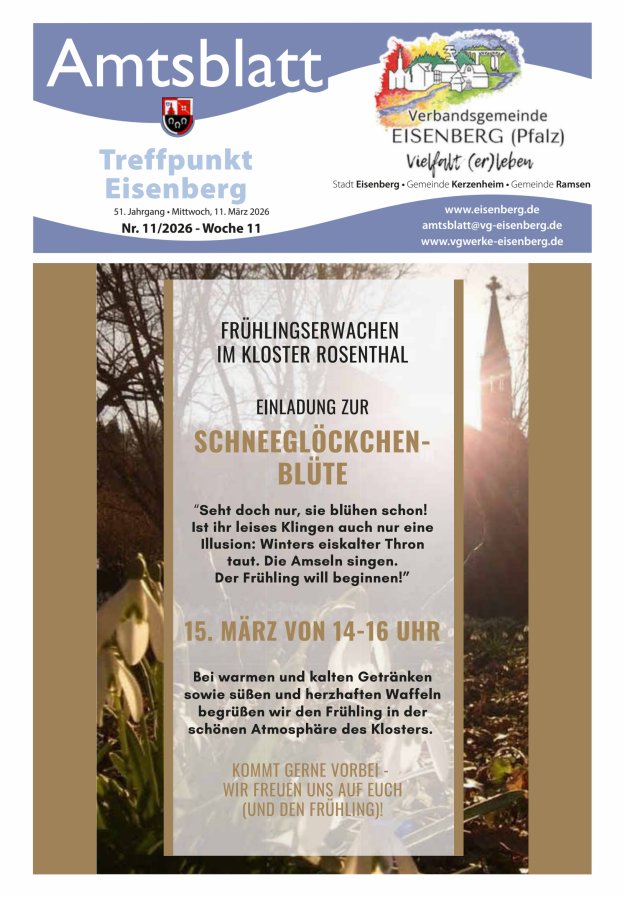 Treffpunkt Eisenberg Titelblatt 11/2026