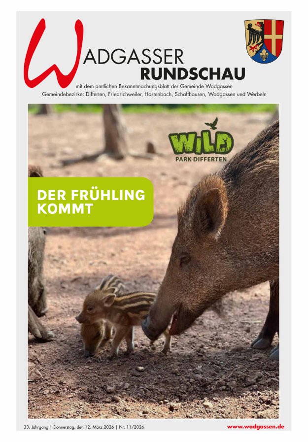 Wadgasser Rundschau Titelblatt 11/2026