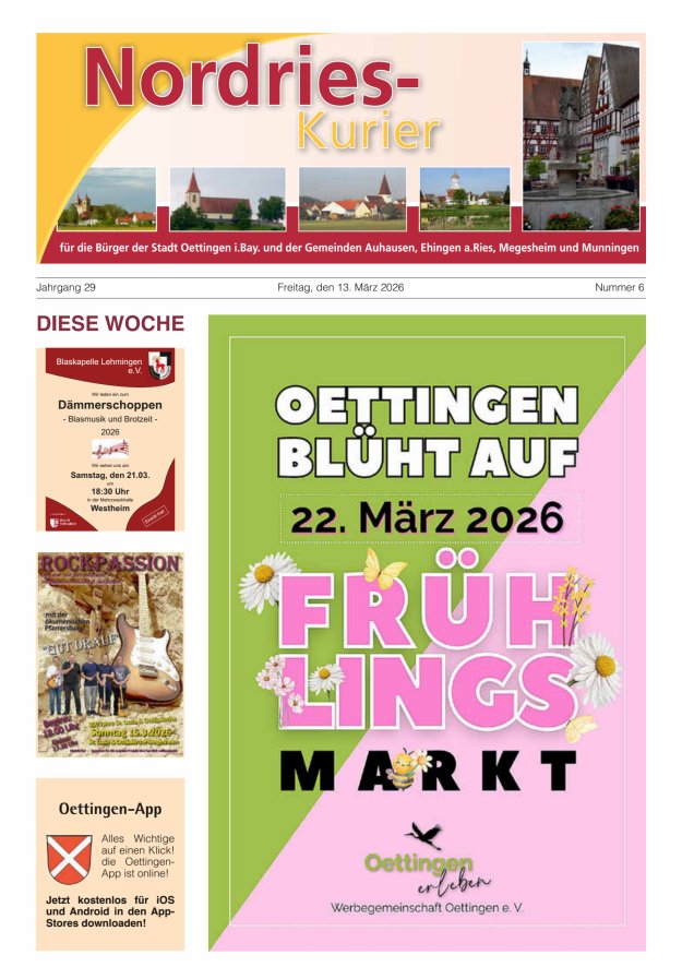 NordRies-Kurier Titelblatt 06/2026