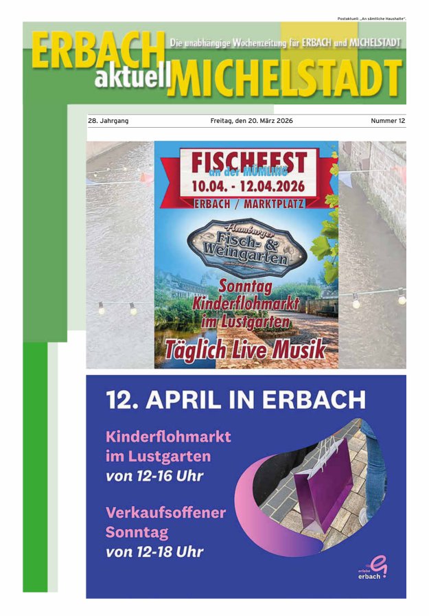 Erbach-Michelstadt aktuell Titelblatt 12/2026