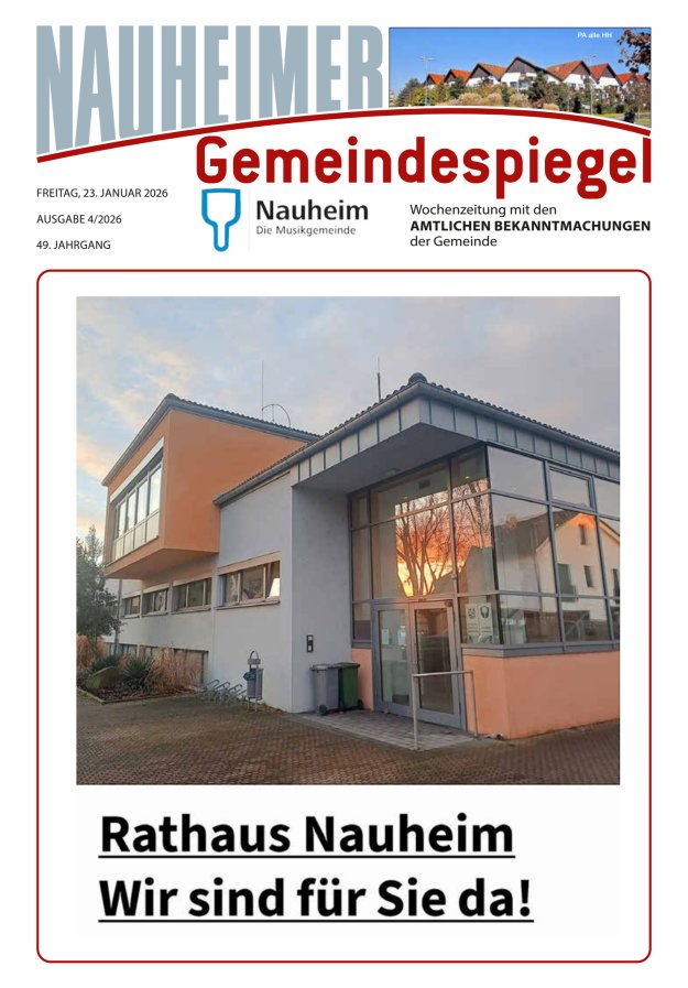 Nauheimer Gemeindespiegel Titelblatt 04/2026