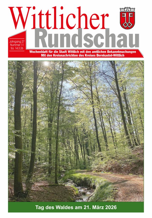 Wittlicher Rundschau Titelblatt 11/2026